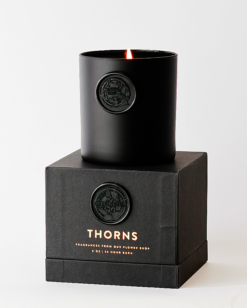 Dr Delphinium Luxury Candle